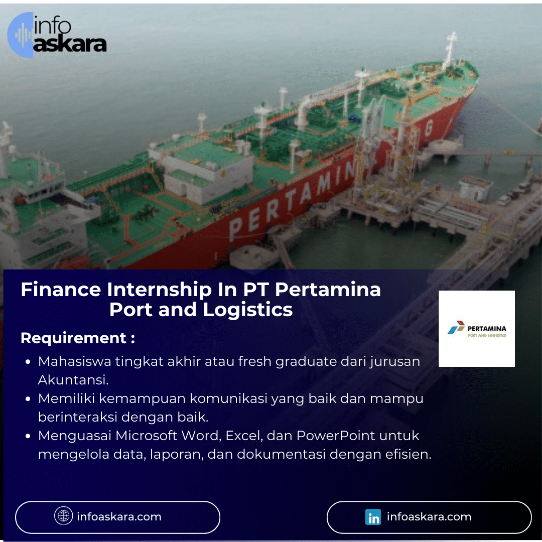 Home 20 Finance Internship In PT Pertamina Port and Logistics