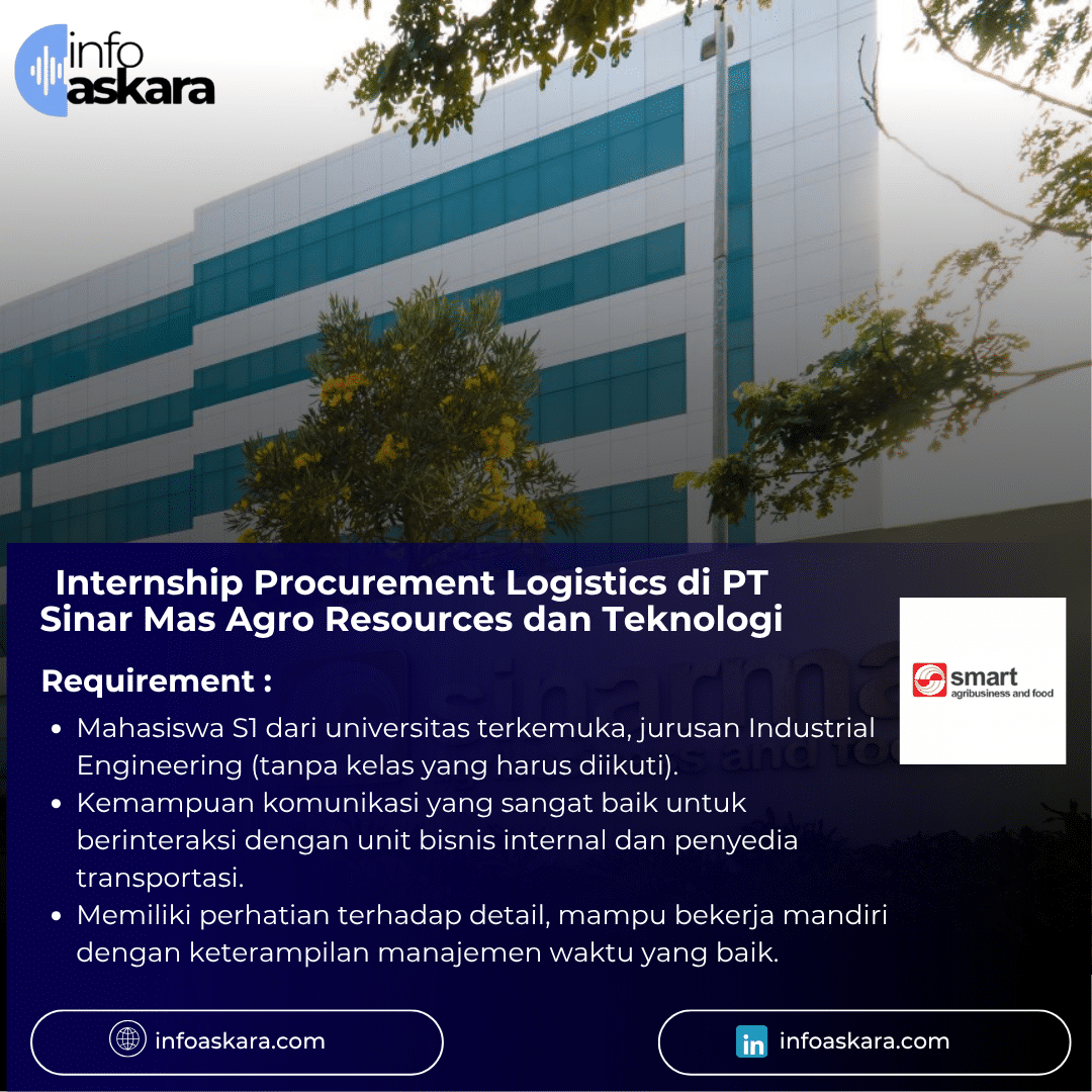 Home 15 Internship Procurement Logistics di PT Sinar Mas Agro Resources dan Teknologi